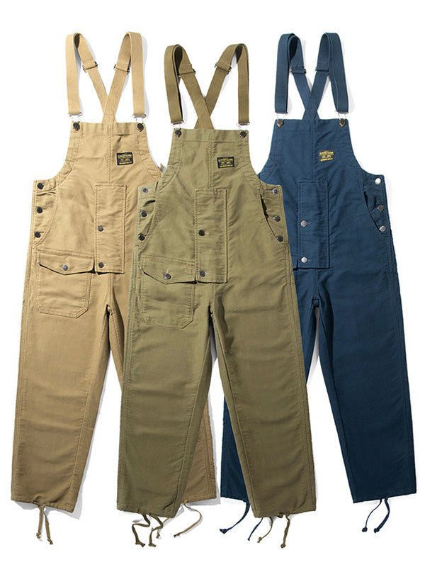 Women's Moleskin Overalls with Cinch Cord