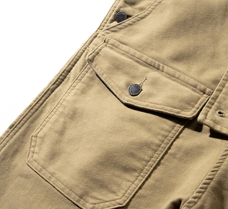 Women's Moleskin Overalls with Cinch Cord