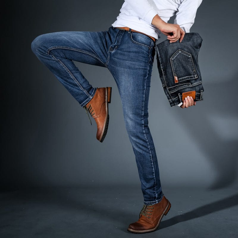 André Ferran Stretch-Denim Jeans