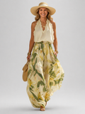 Elva™ | Elegant Lily Print Flowy Set