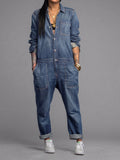 Women's Denim Overall with Loose Fit