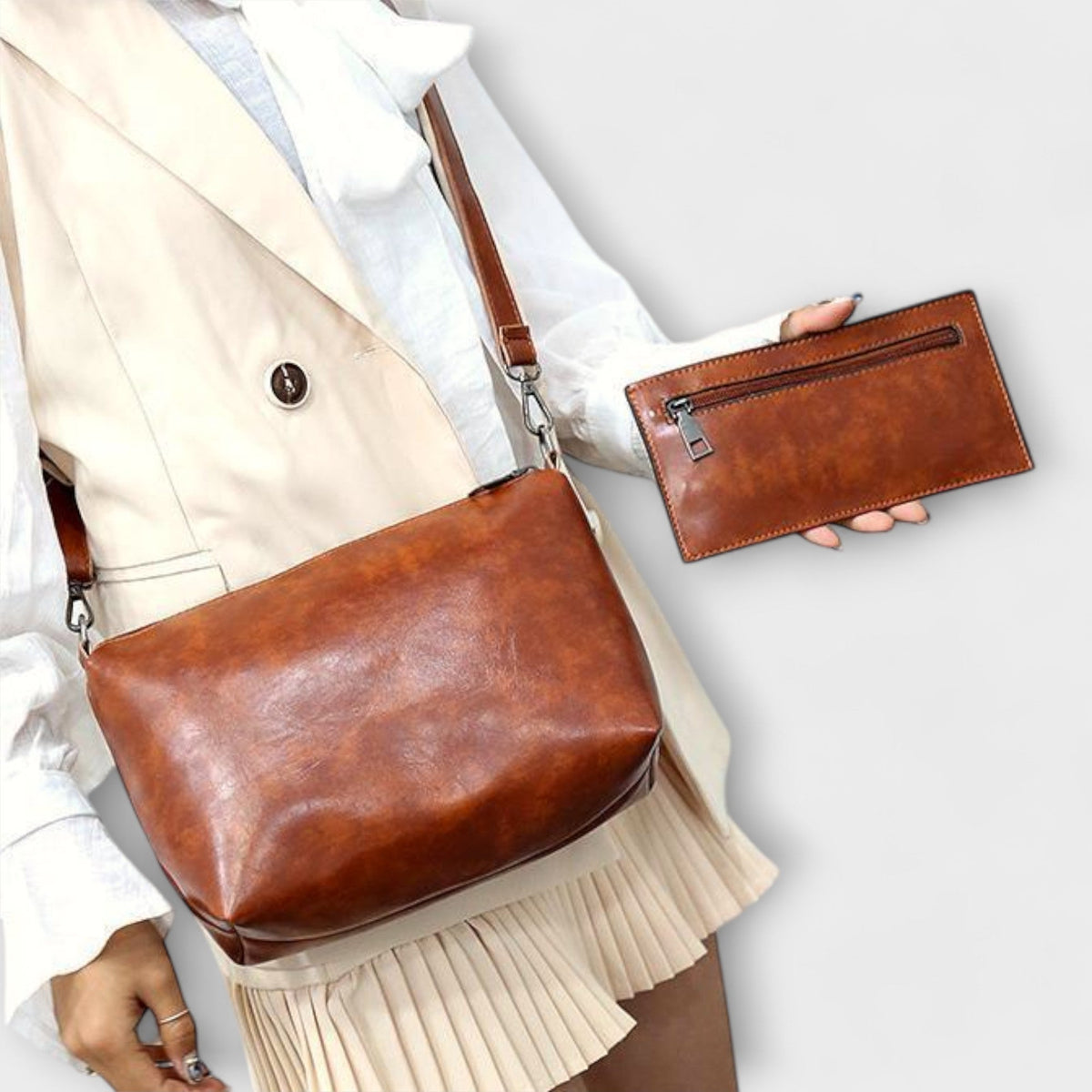 Olivia™ | 4-Piece Vintage Bag Set