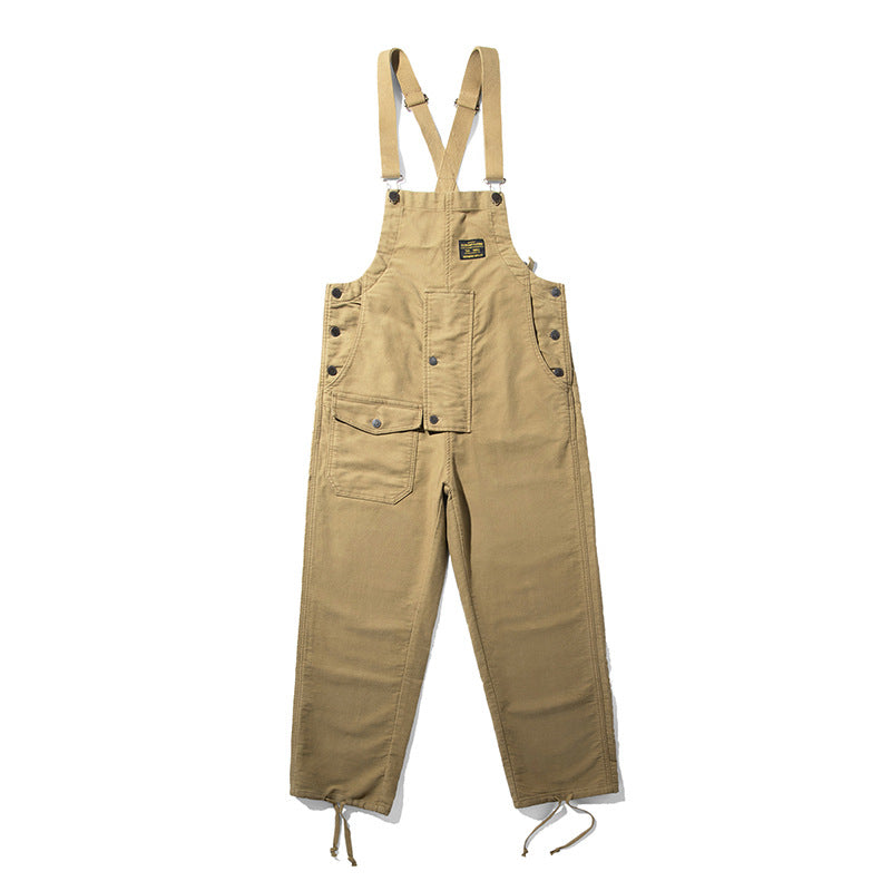 Women's Moleskin Overalls with Cinch Cord