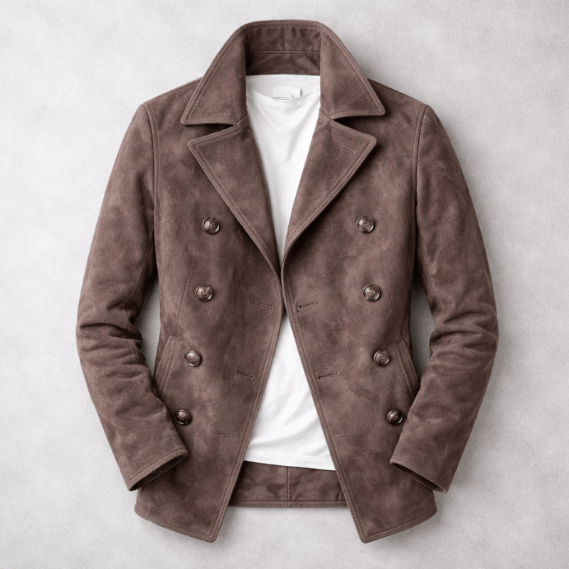 André Ferran Suede Coat