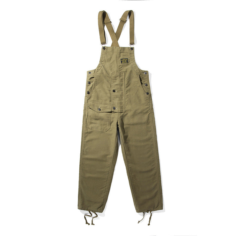 Women's Moleskin Overalls with Cinch Cord