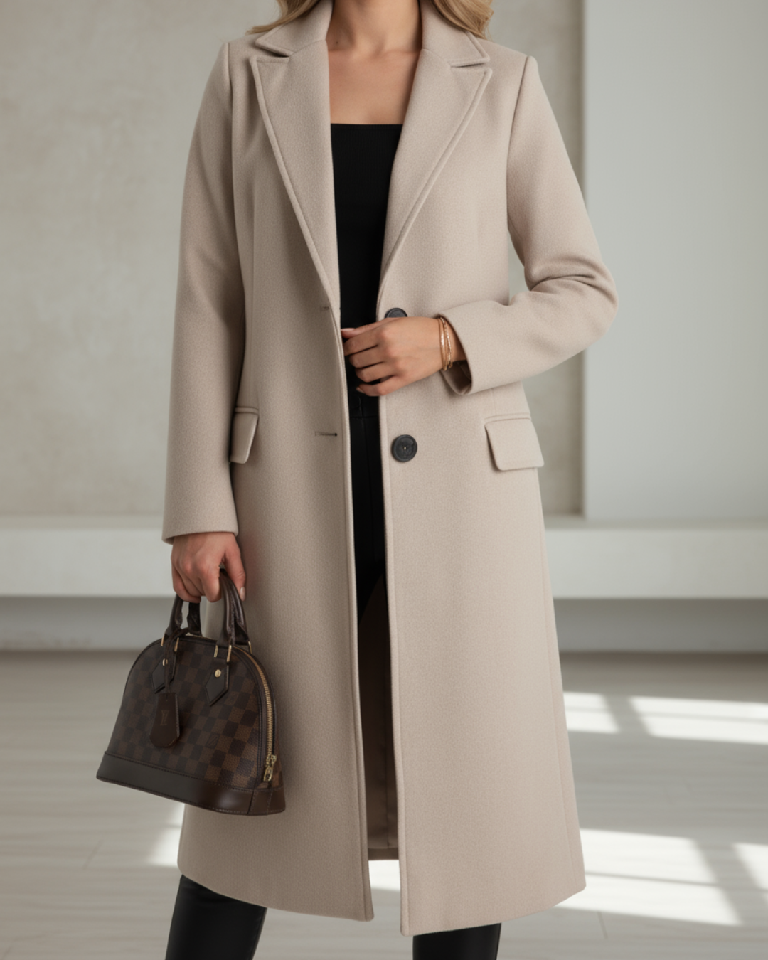 Judith™ | Elegant Long Wool Coat