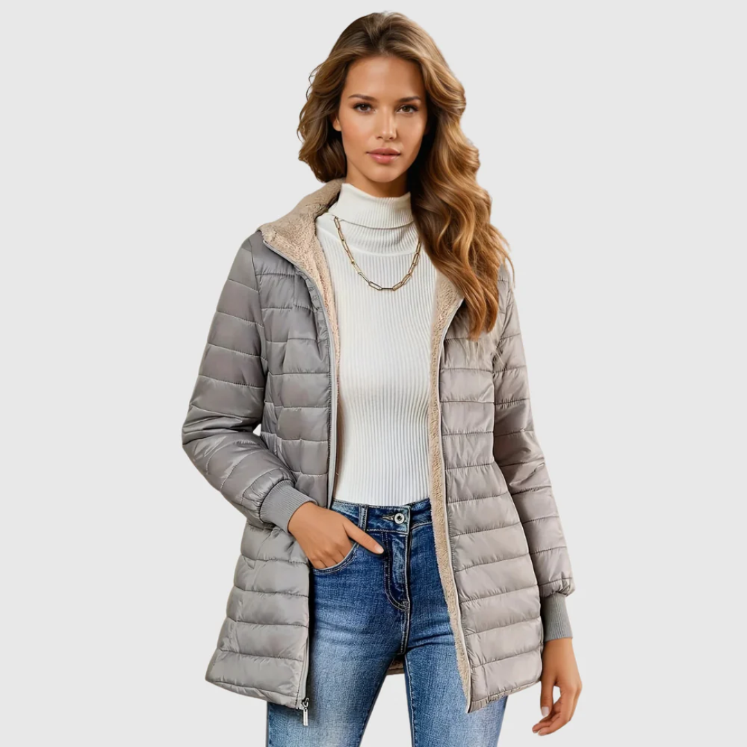Geraldine™ | Sherpa-Lined Winter Coat