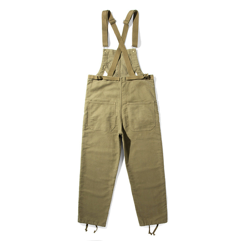 Women's Moleskin Overalls with Cinch Cord