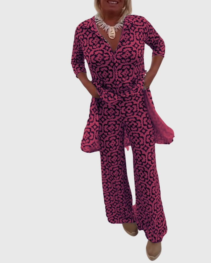 Gabriella™ | Elegant Vintage Two-Piece Set