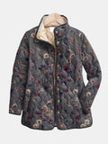 Georgia™ | Vintage Floral Print Quilted Jacket