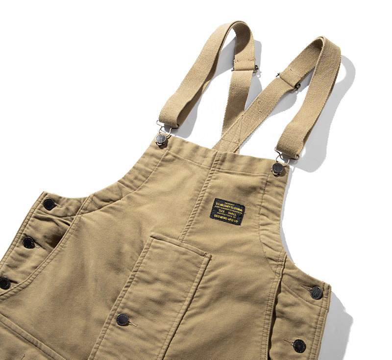 Women's Moleskin Overalls with Cinch Cord