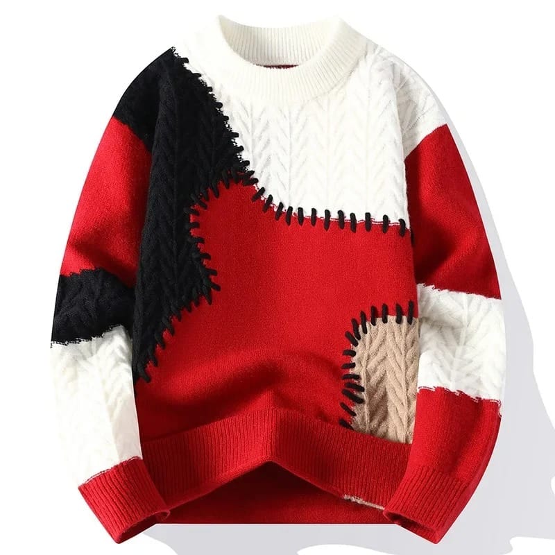 André Ferran Patchwork Sweater