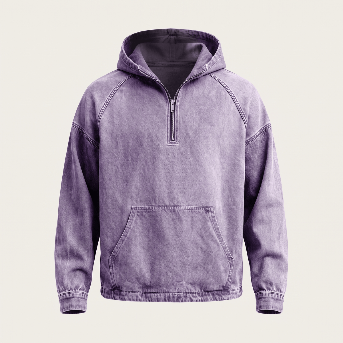 André Ferran Washed Denim Anorak