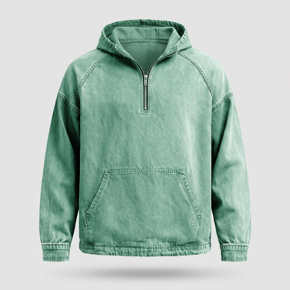 André Ferran Washed Denim Anorak