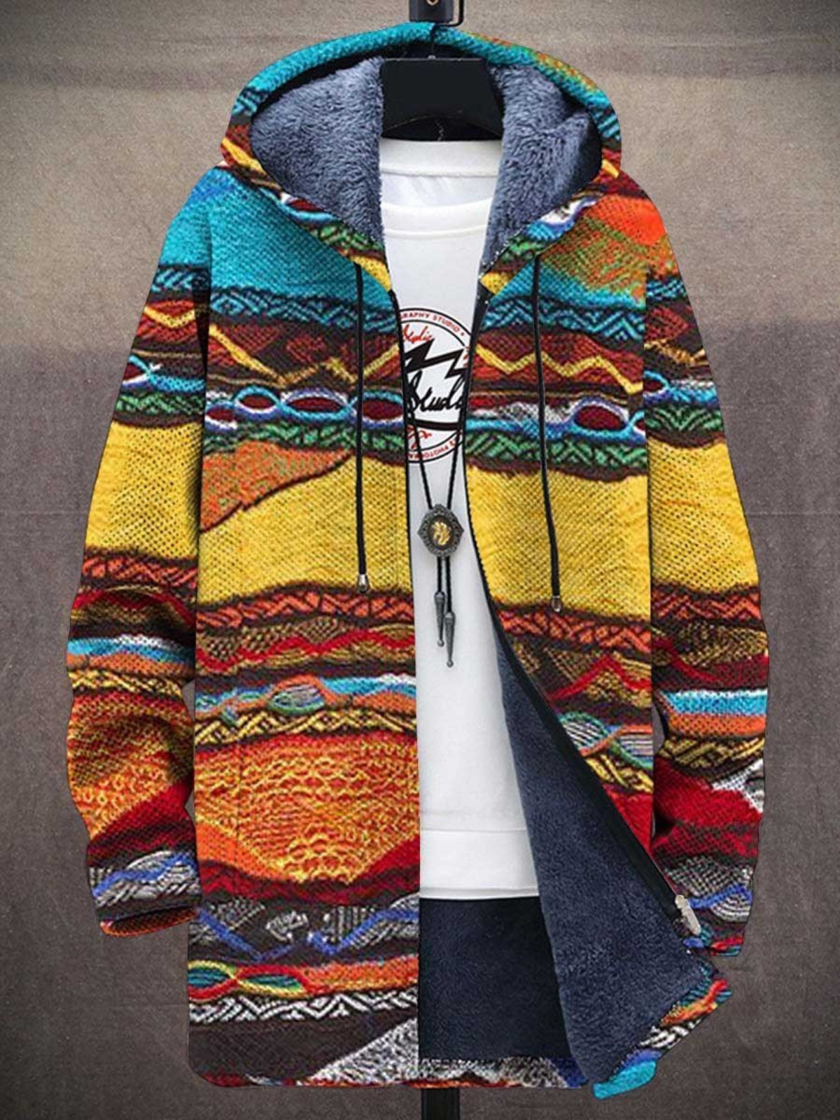 Jindalee™ | Luxury Art-Inspired Hoodie Jacket