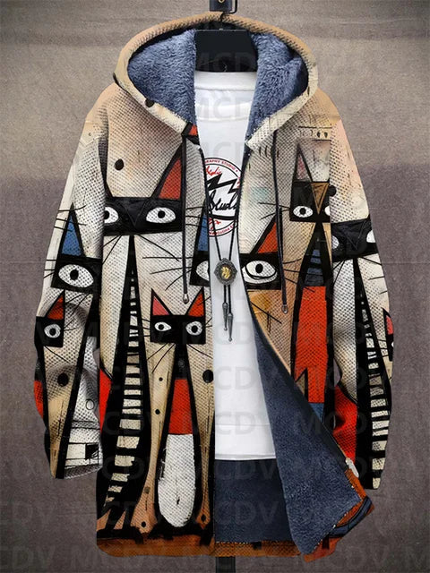Kiara™ | Luxury Art-Inspired Hoodie Jacket