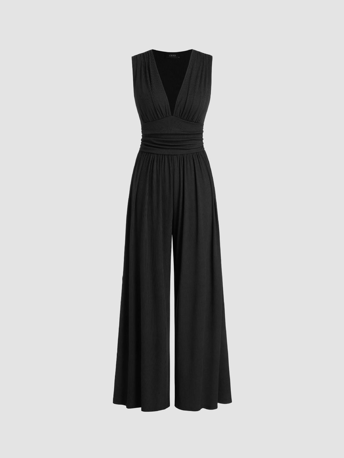 Women's Party Jumpsuit, Deep V-Neckline