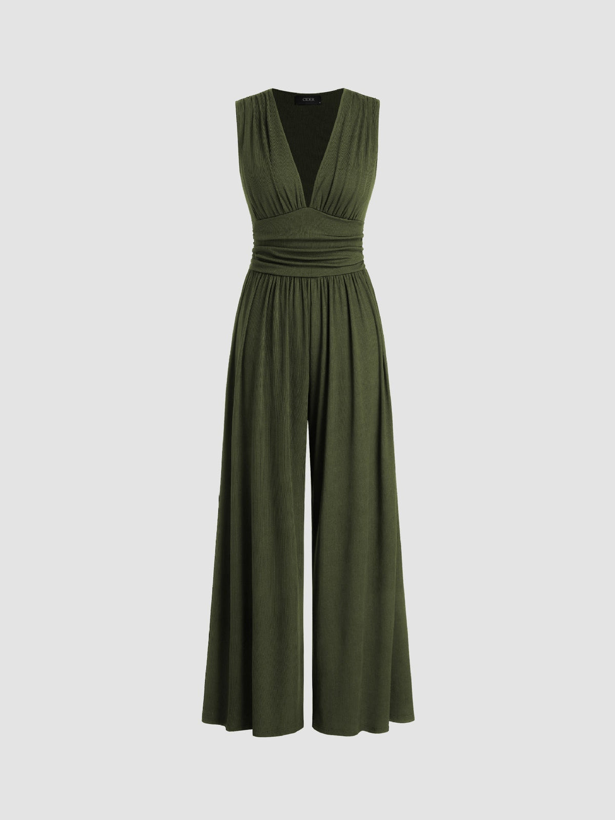 Women's Party Jumpsuit, Deep V-Neckline