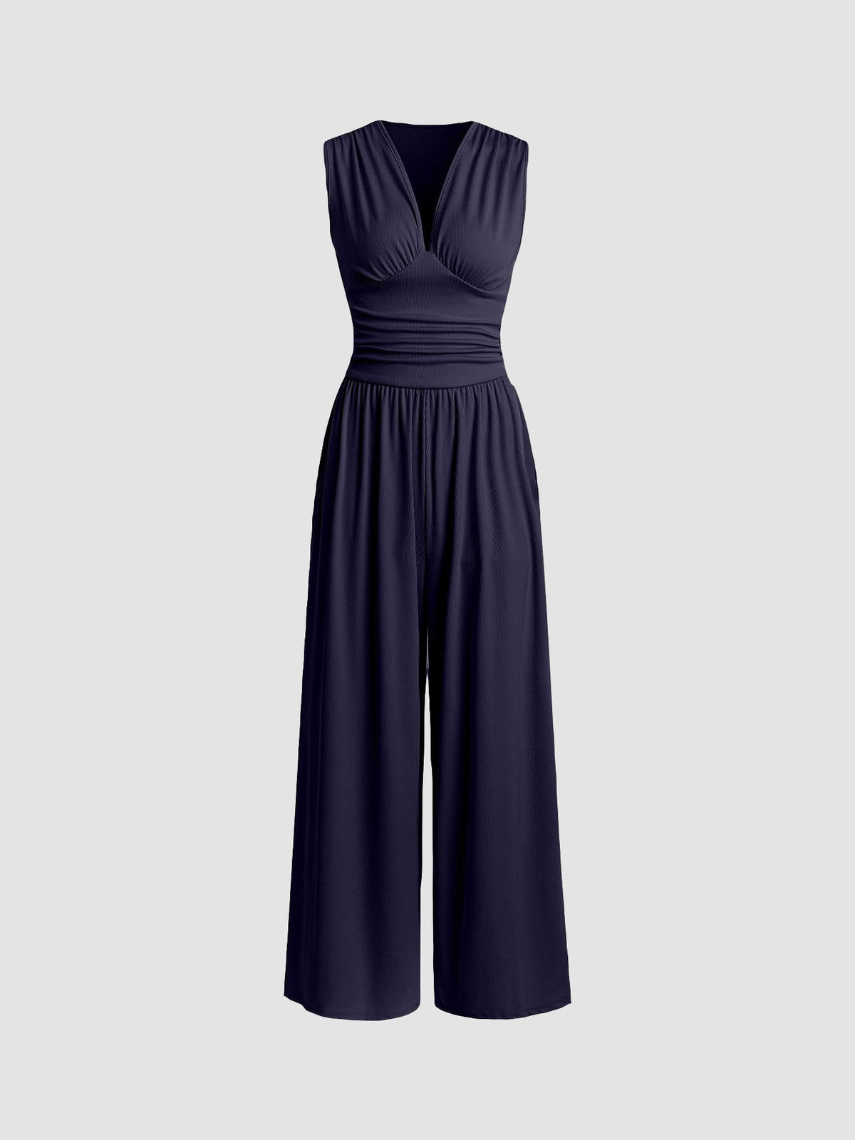 Women's Party Jumpsuit, Deep V-Neckline