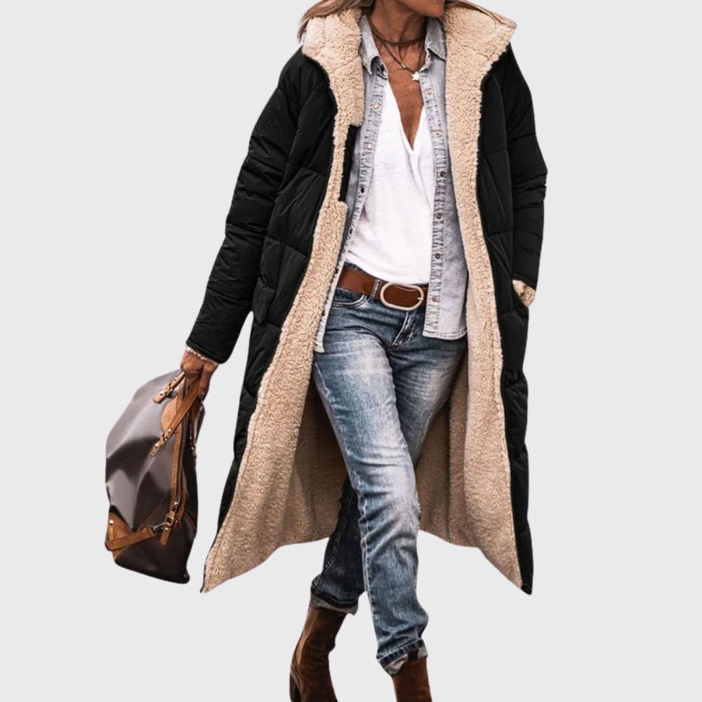 Farah™ | Reversible Wool-Lined Puffer Coat