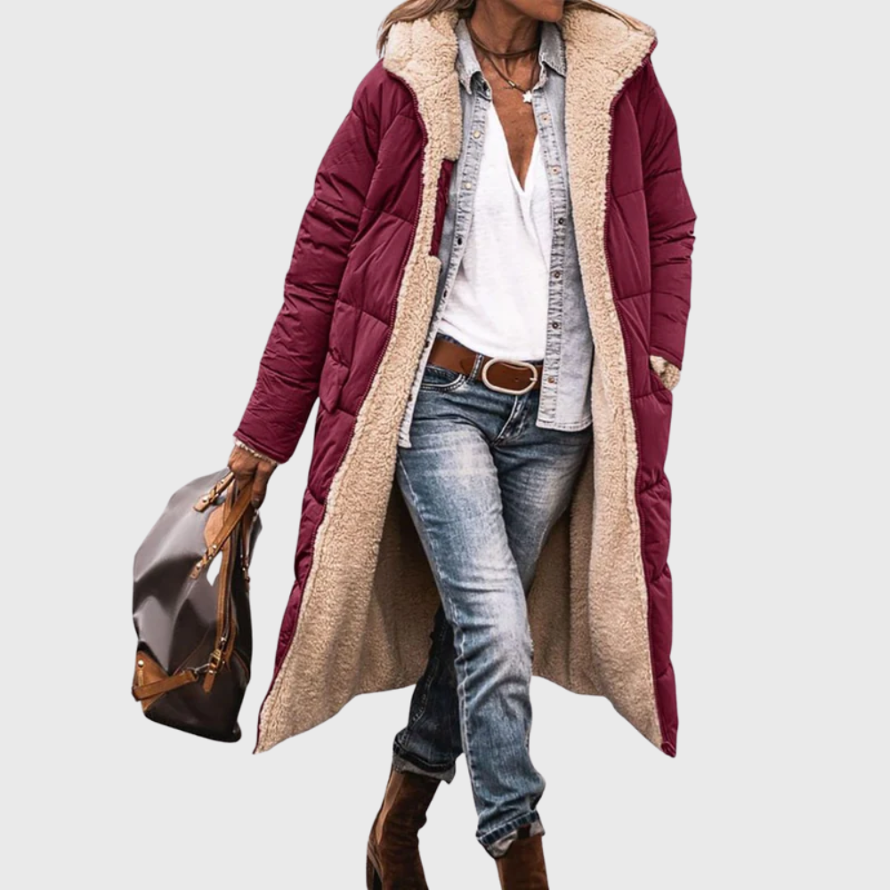 Farah™ | Reversible Wool-Lined Puffer Coat