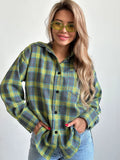 Quinetta Shirt | Women's Autumn Checkered Flannel Shirt