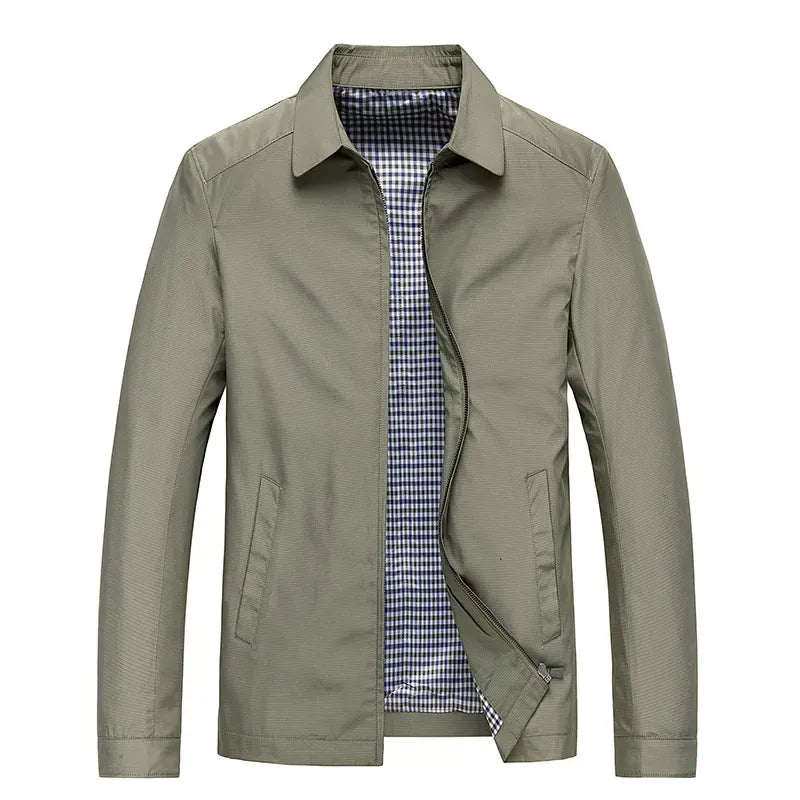 André Ferran Gabardine Zip Jacket