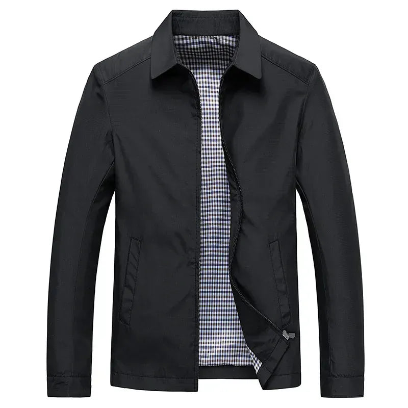 André Ferran Gabardine Zip Jacket