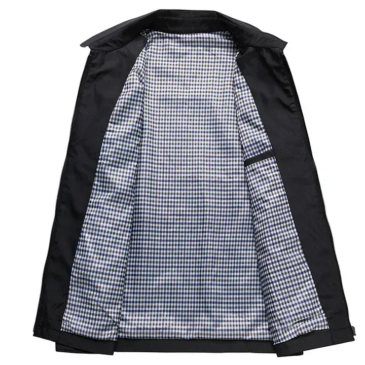 André Ferran Gabardine Zip Jacket