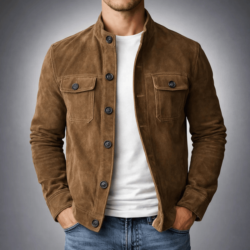 André Ferran Suede Jacket