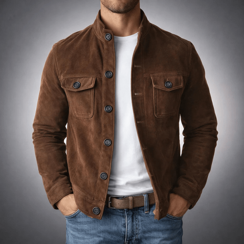 André Ferran Suede Jacket