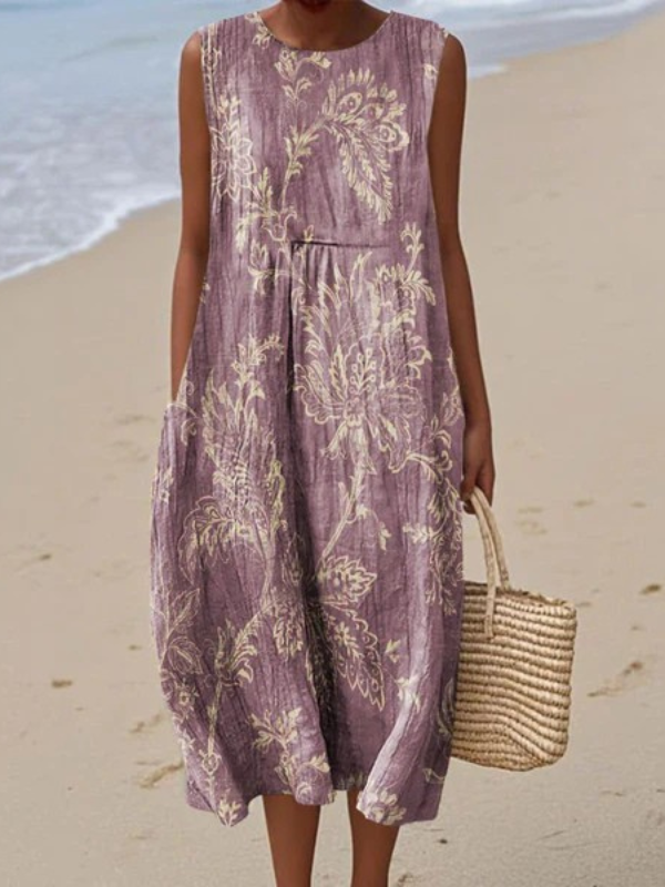 Mia | Floral Midi Dress