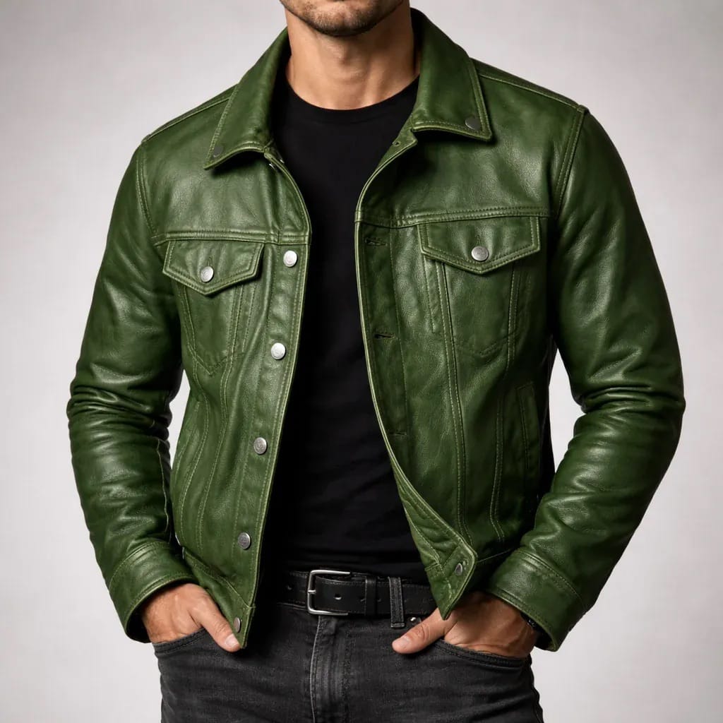 André Ferran Vintage Leather Jacket