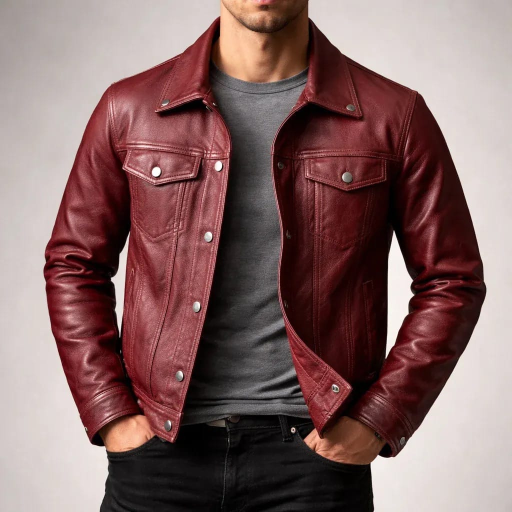André Ferran Vintage Leather Jacket