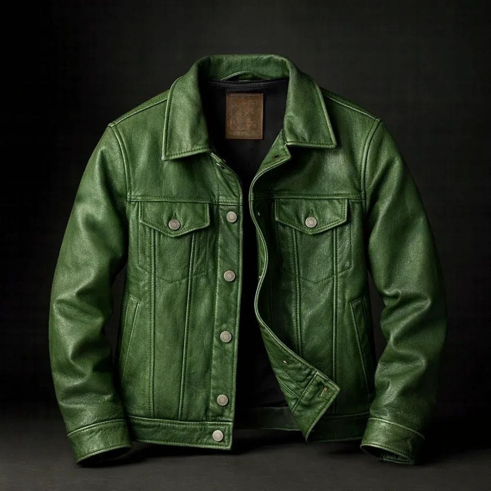 André Ferran Vintage Leather Jacket