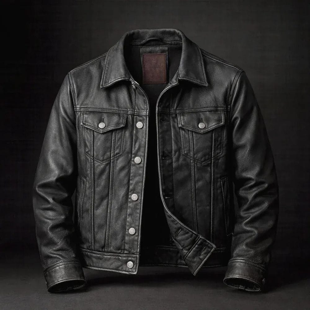 André Ferran Vintage Leather Jacket