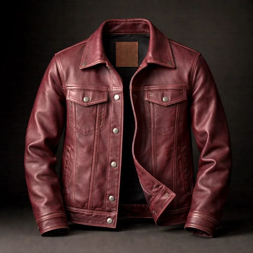 André Ferran Vintage Leather Jacket