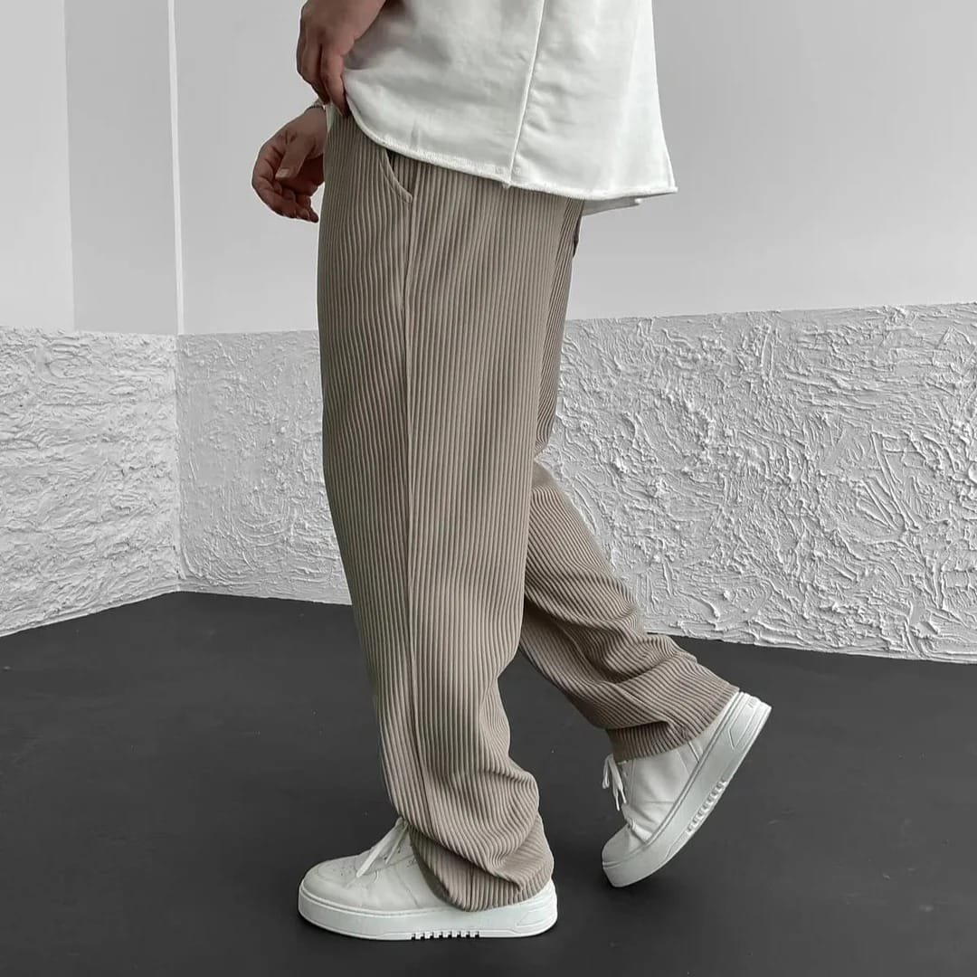 André Ferran Valerio Ribbed Pants