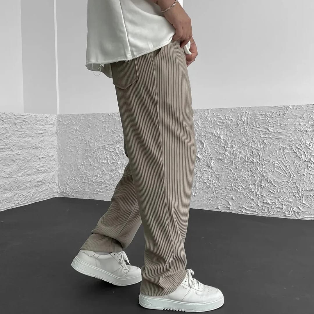 André Ferran Valerio Ribbed Pants