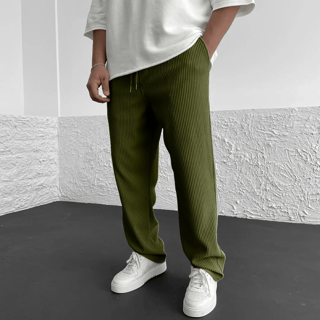 André Ferran Valerio Ribbed Pants