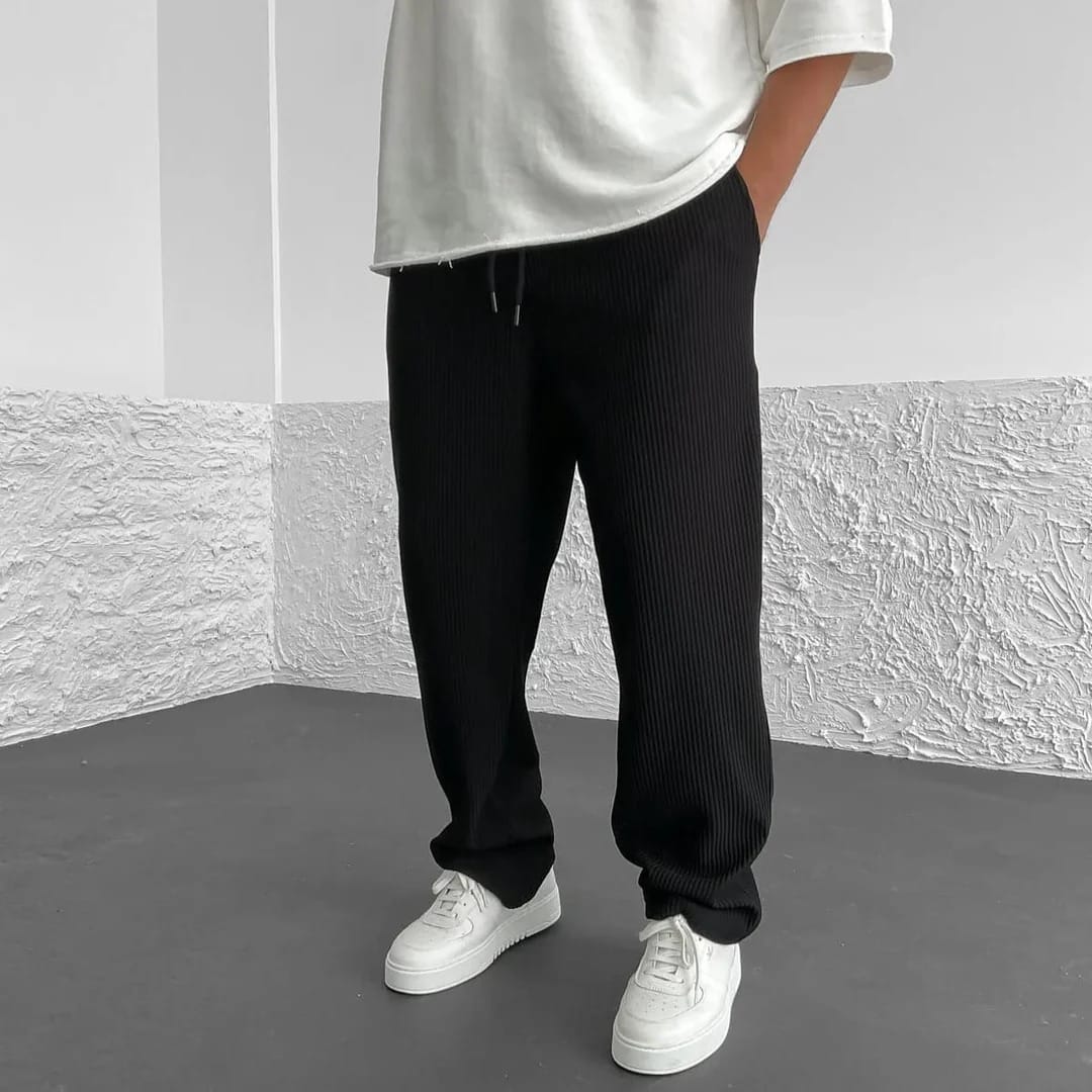 André Ferran Valerio Ribbed Pants