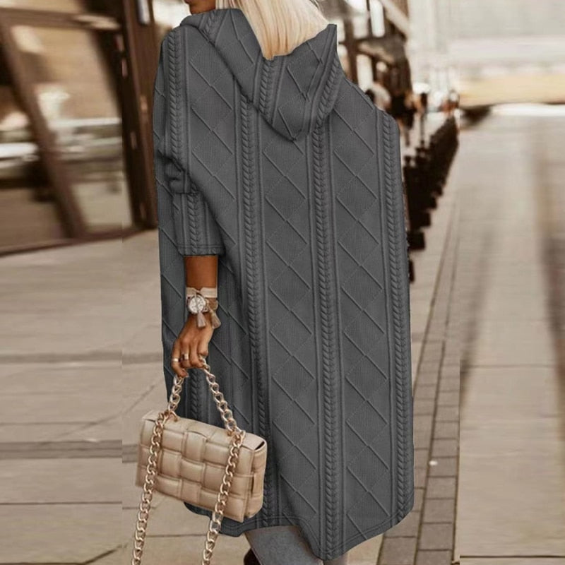 Johani | Extended Length Hooded Cardigan